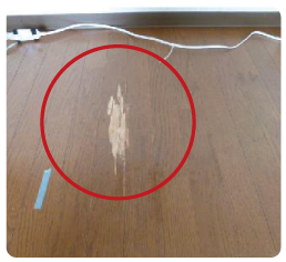 フローリング 床　キズ・リペア
